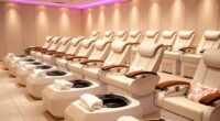 luxury spa pedicure chairs