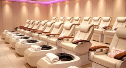 luxury spa pedicure chairs