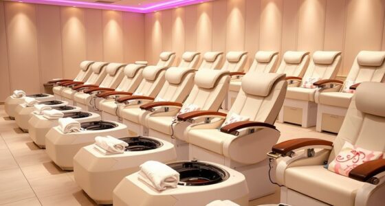 luxury spa pedicure chairs