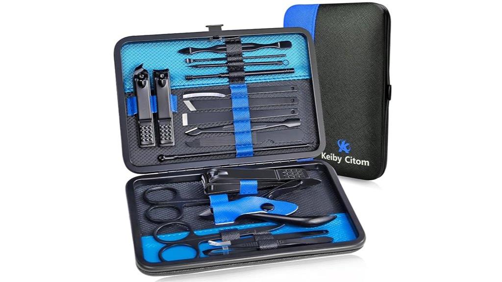 luxury stainless grooming set