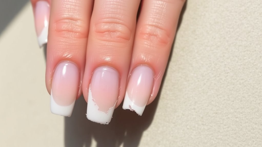 managing peeling gel nails