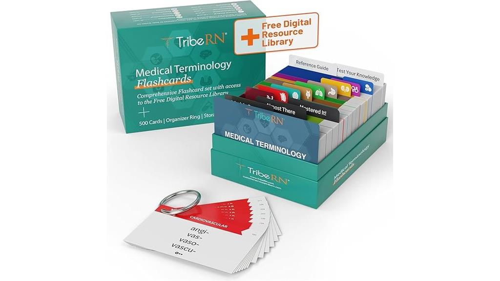medical terminology flashcard set