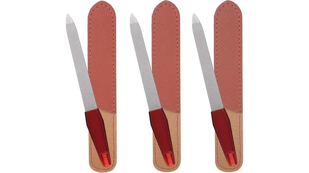 metal nail files set