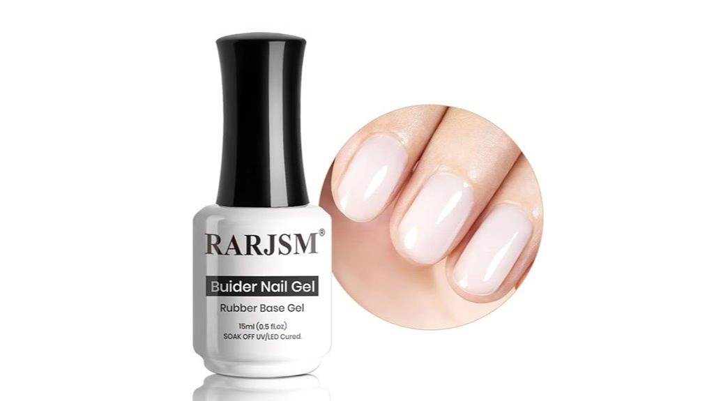 milky white builder gel