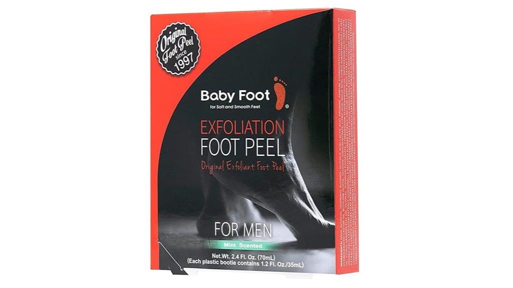 mint scented foot peel