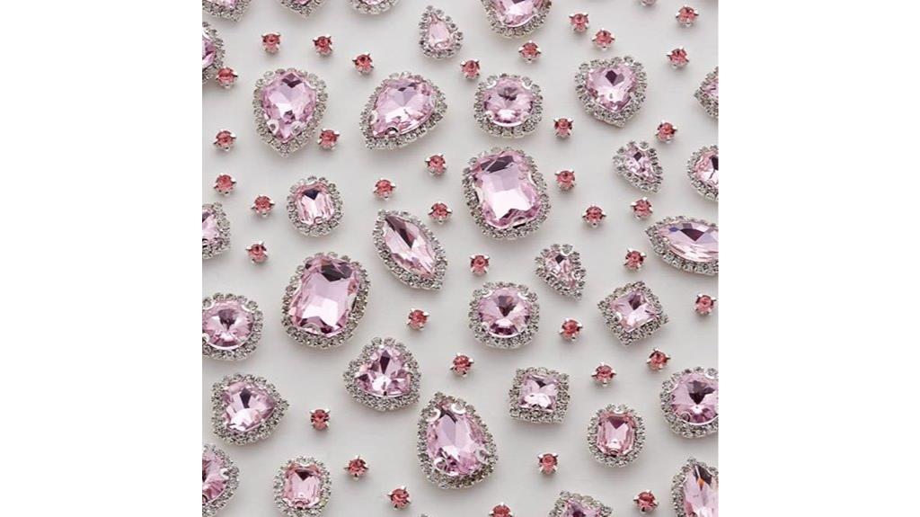 mixed shapes rhinestones