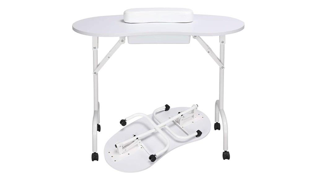 mobile nail salon station