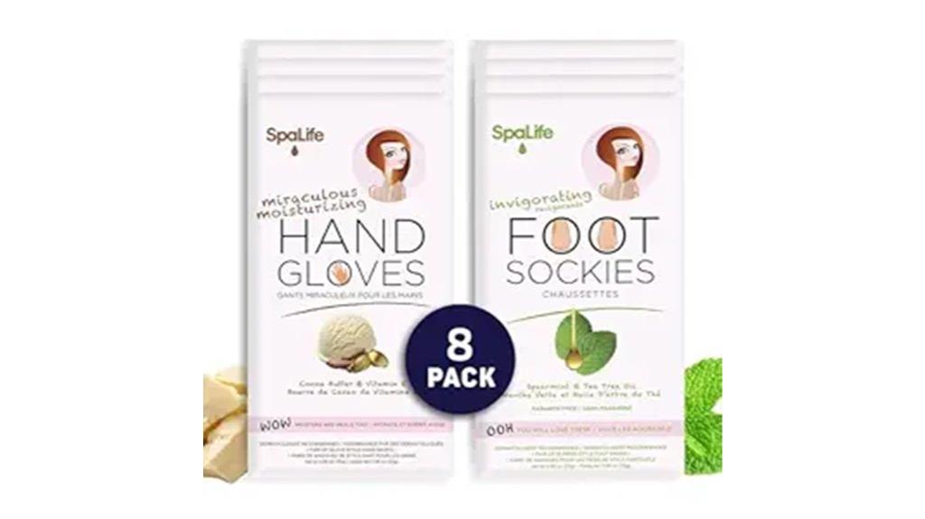 moisturizing gloves and socks
