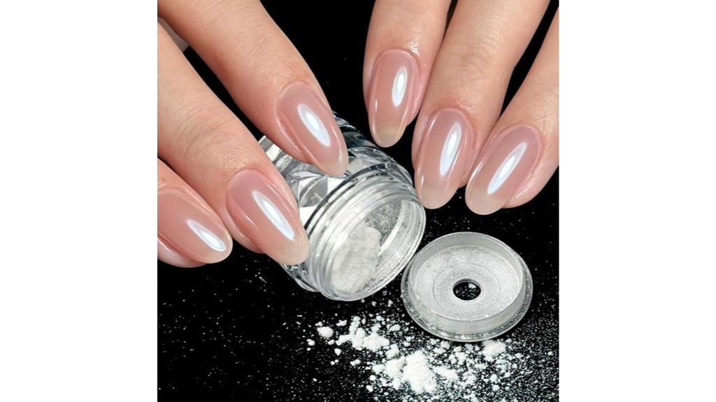 moonlight chrome nail powder