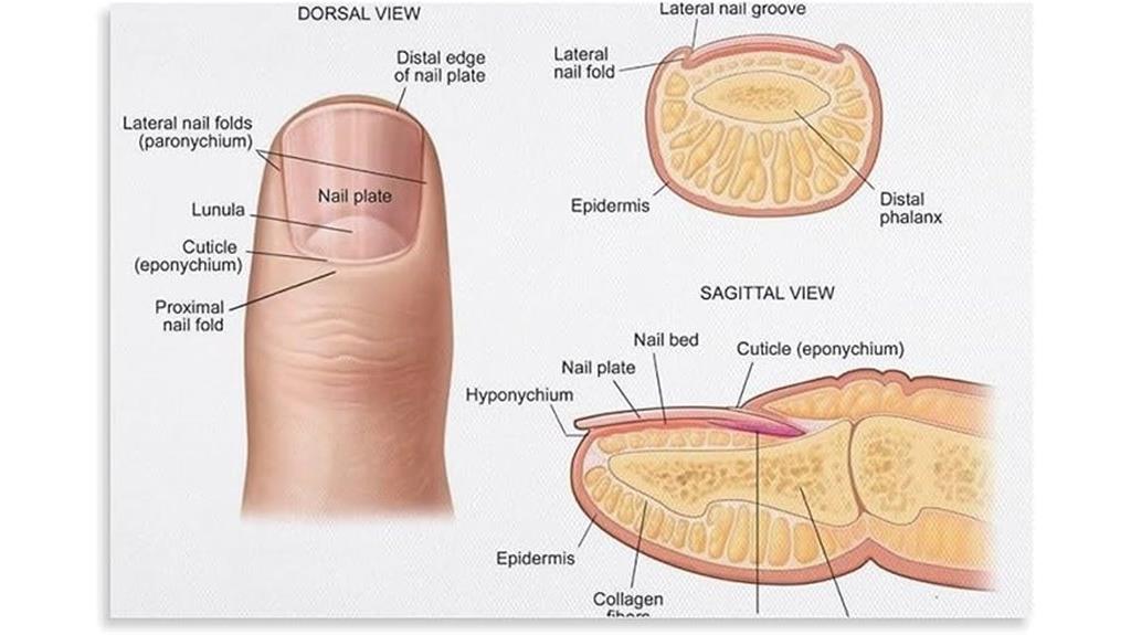 nail anatomy wall art