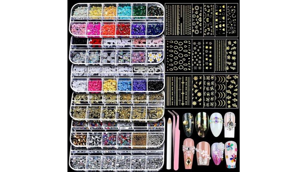 nail art kit gems