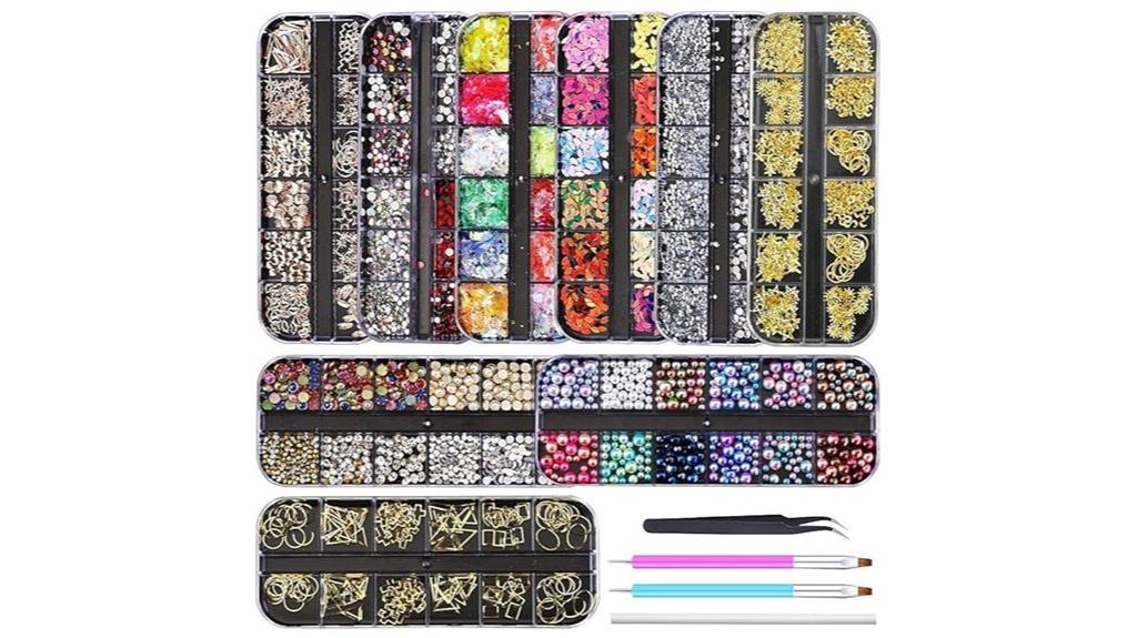 nail art rhinestone kit