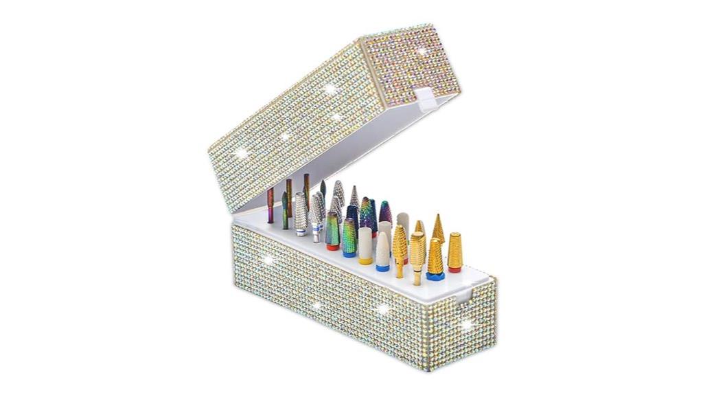 nail drill bit organizer