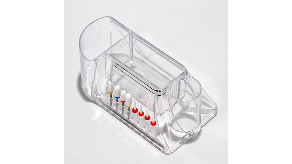 nail drill bits storage