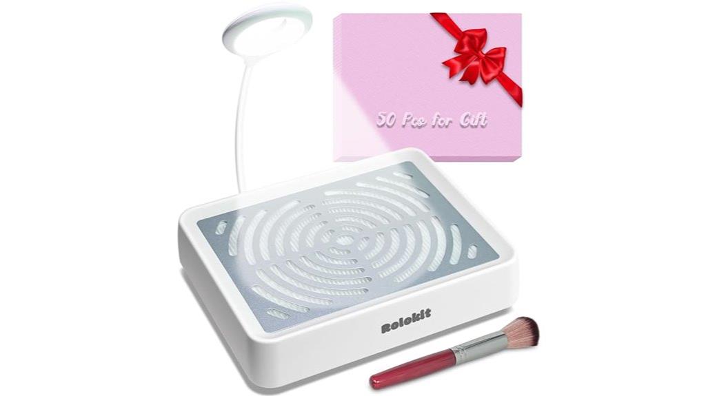 nail dust collector lamp