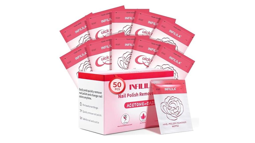 nail polish remover pads