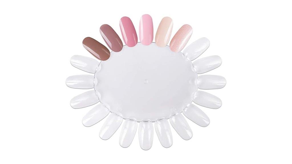 nail polish swatch wheel