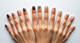 nail practice hands collection