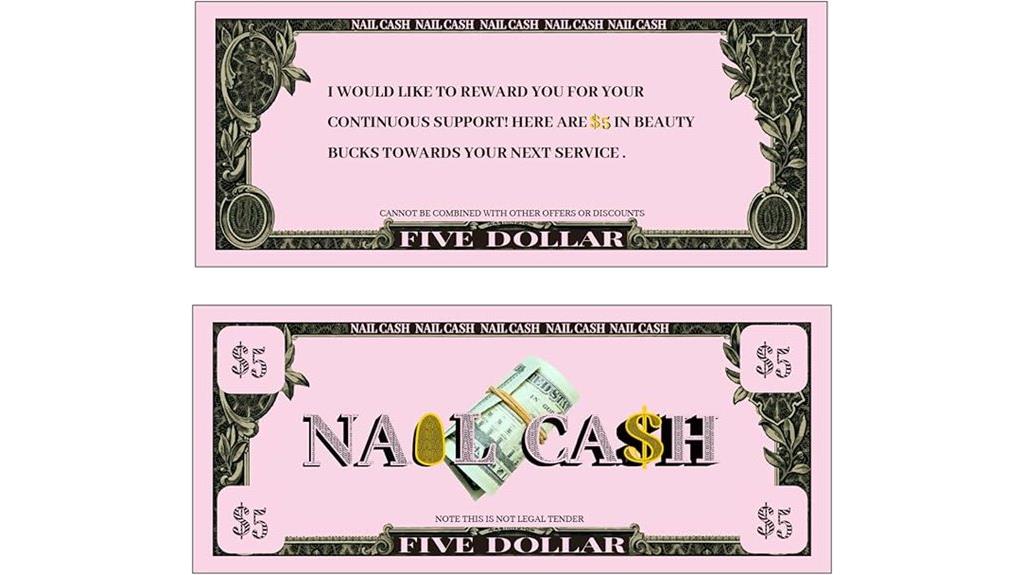 nail salon loyalty coupon