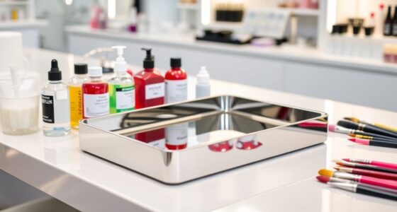nail spill cleanup trays