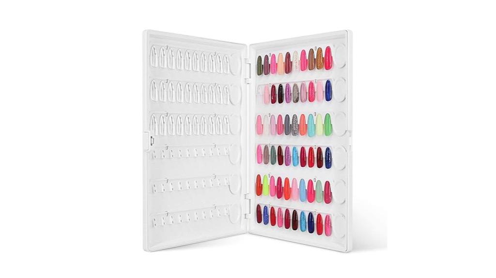 nail swatch display book