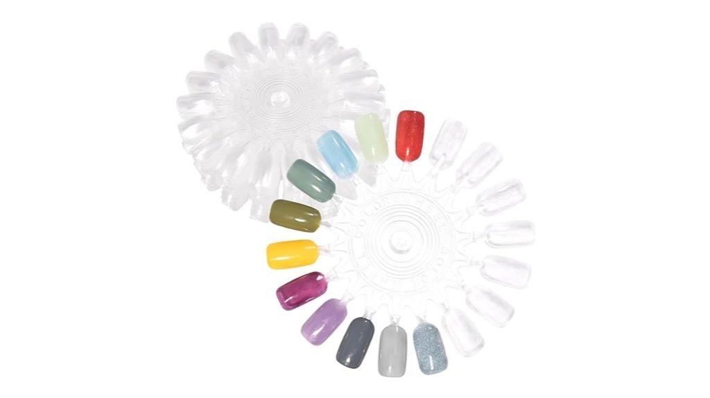 nail swatch wheels set