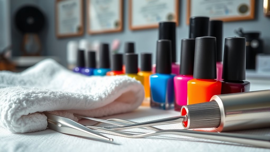 nail technician certification costs