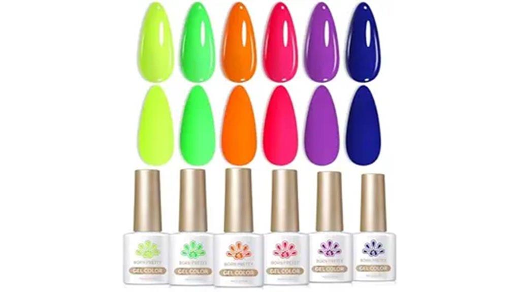 neon fluorescent gel polish