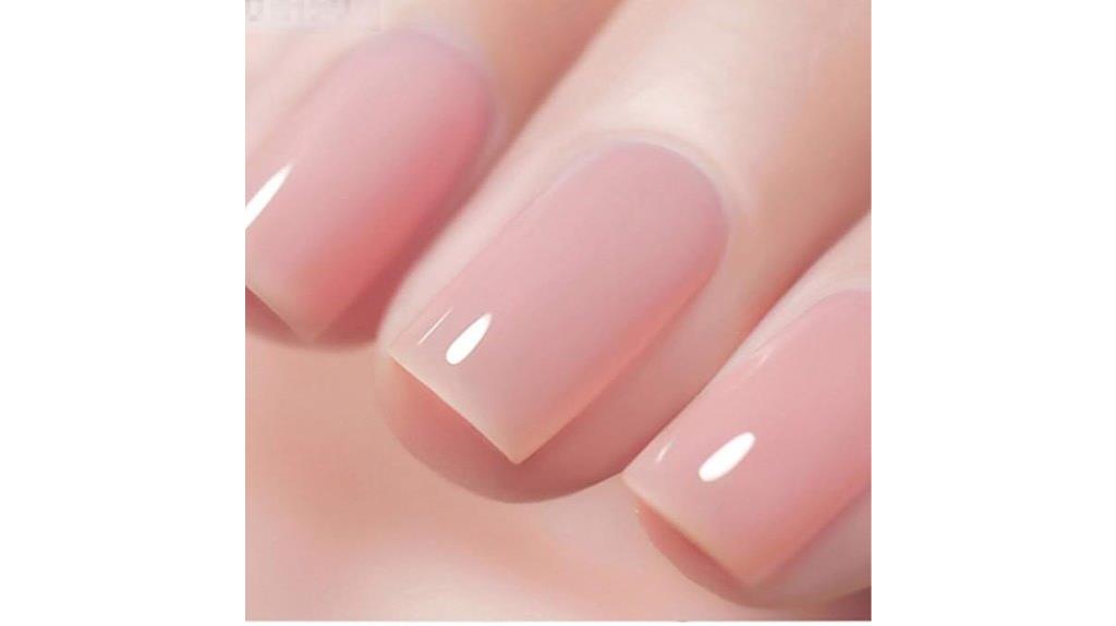 neutral nude gel polish