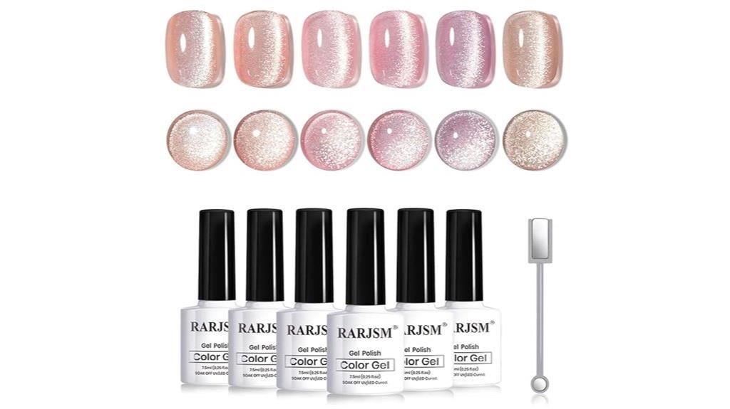 nude cat eye polish