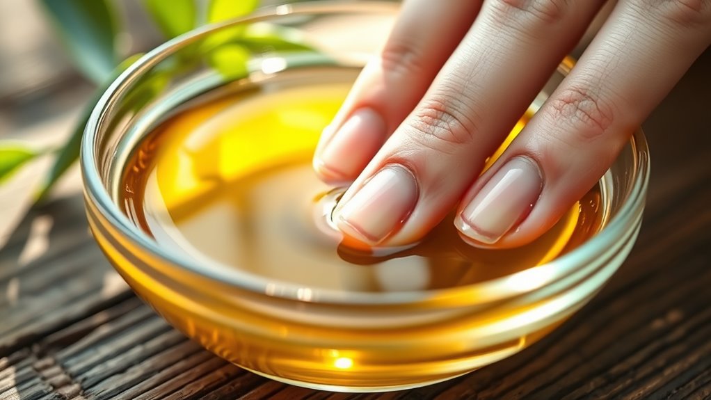 olive oil nail treatment