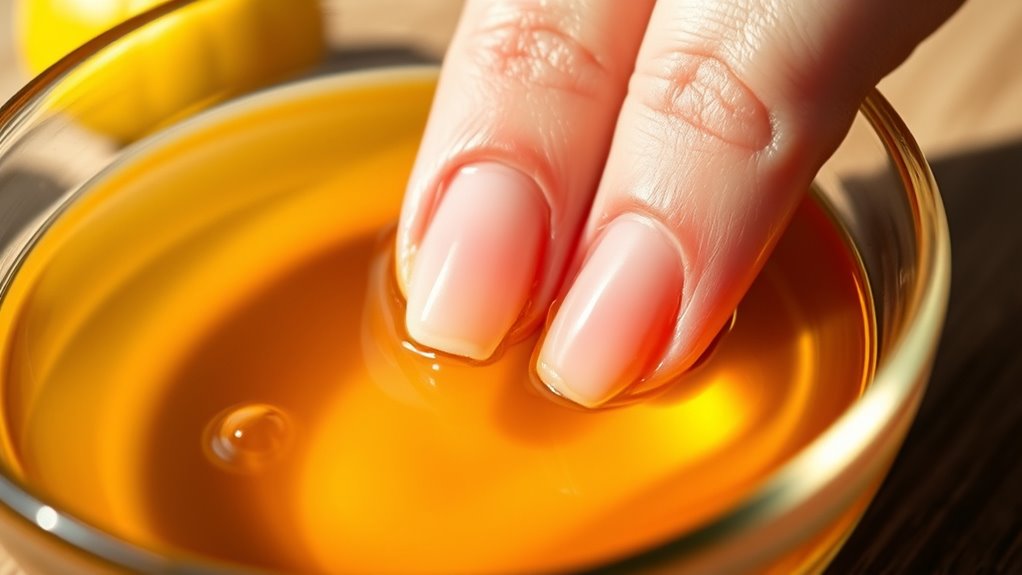 olive oil promotes nail health