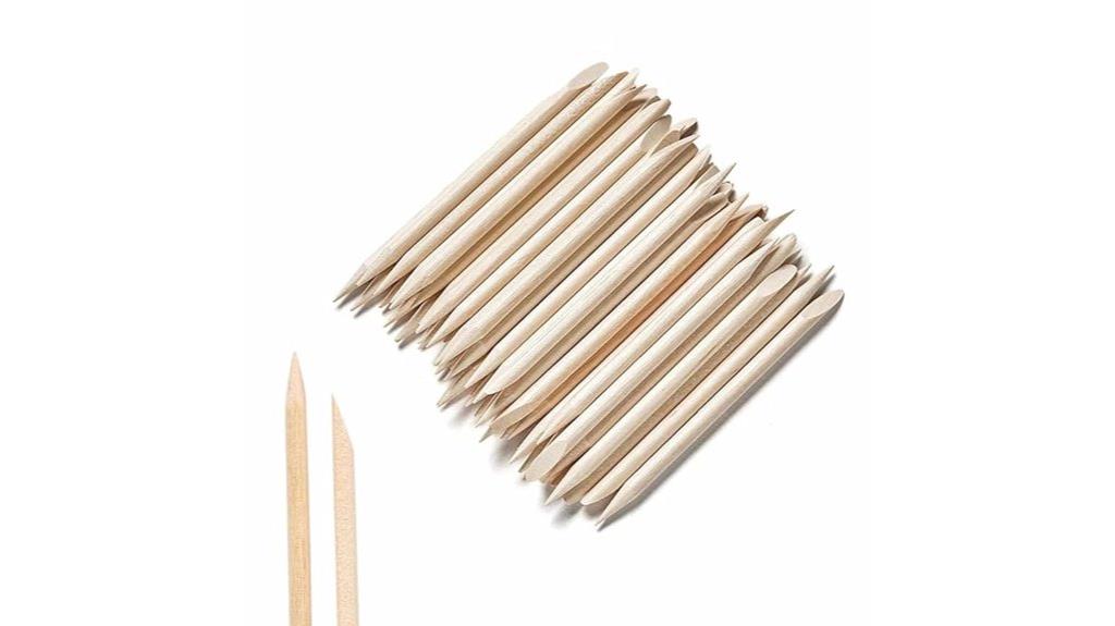 orange nail art sticks