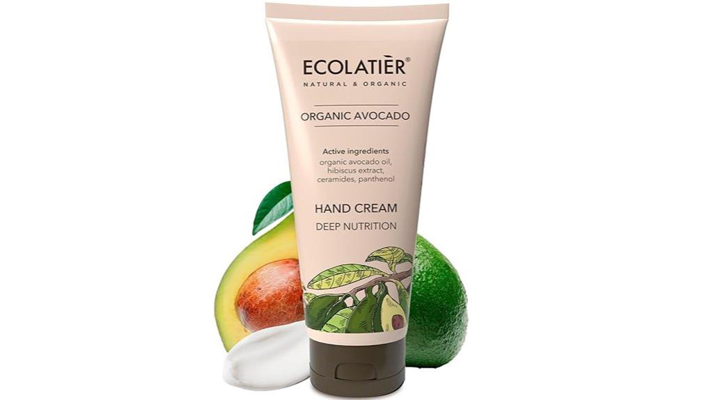 organic avocado hand moisturizer