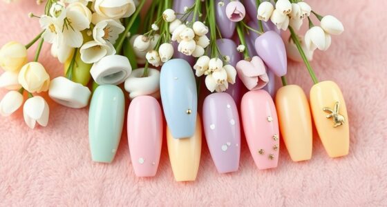 pastel easter nail art