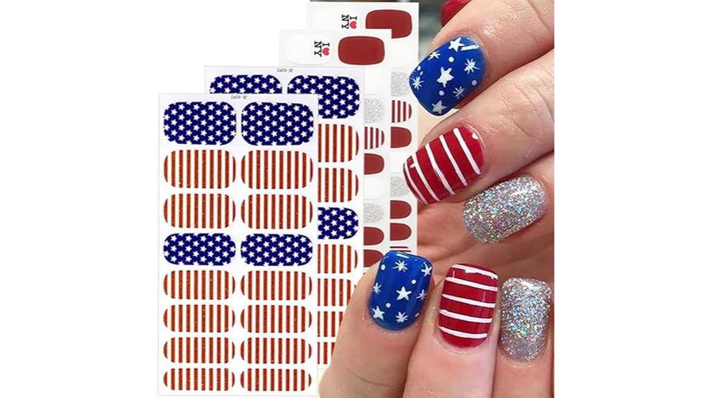 patriotic nail decoration stickers