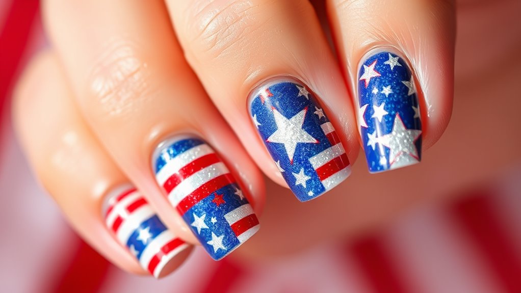 patriotic nail wrap considerations