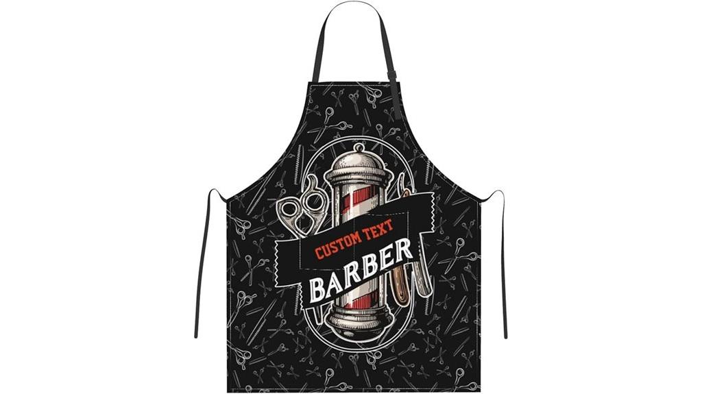 personalized barber apron