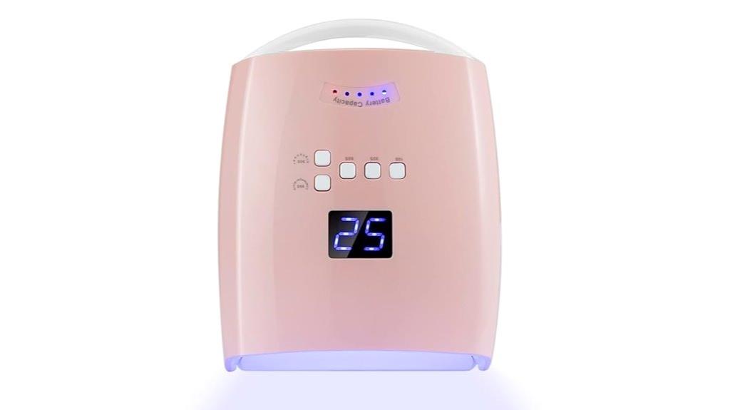 pink 48w uv nail lamp