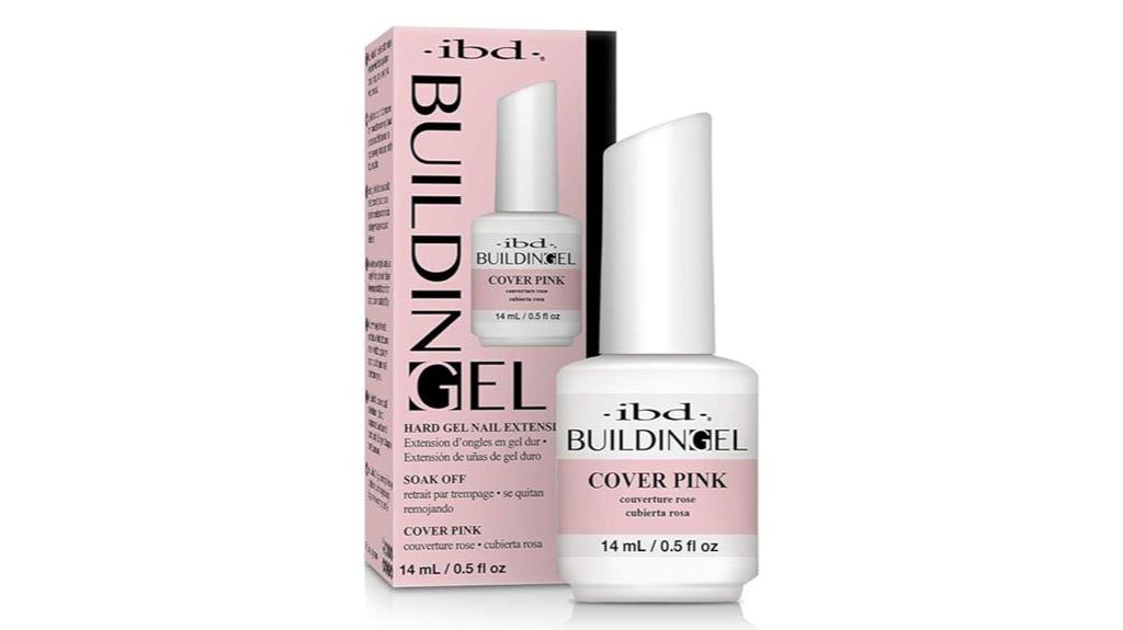 pink ibd gel extensions