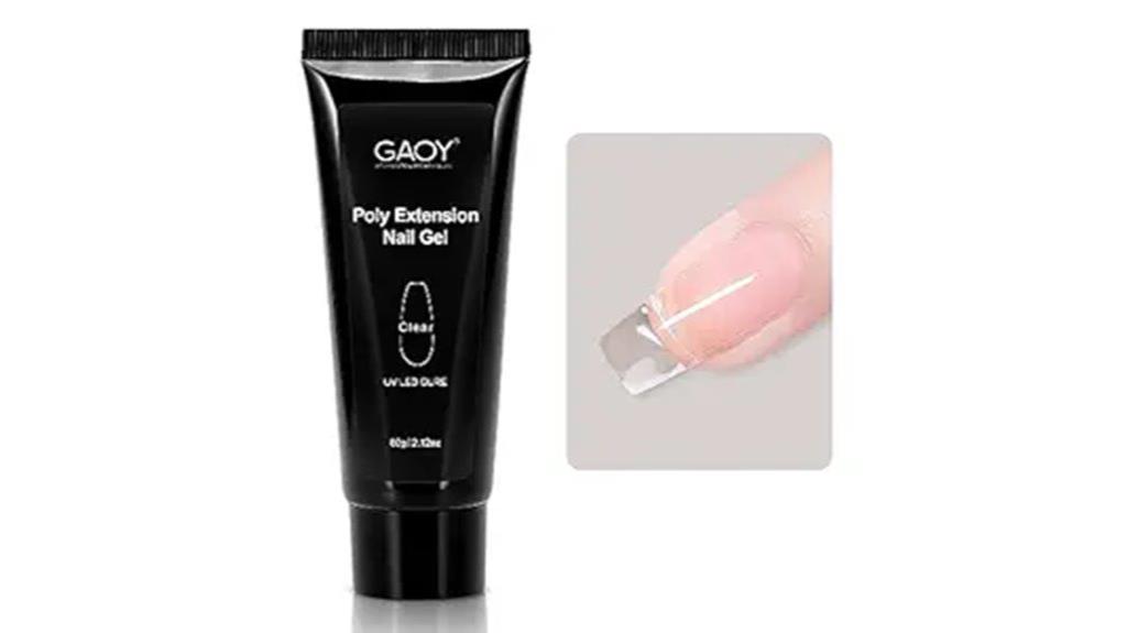 poly gel nail extension