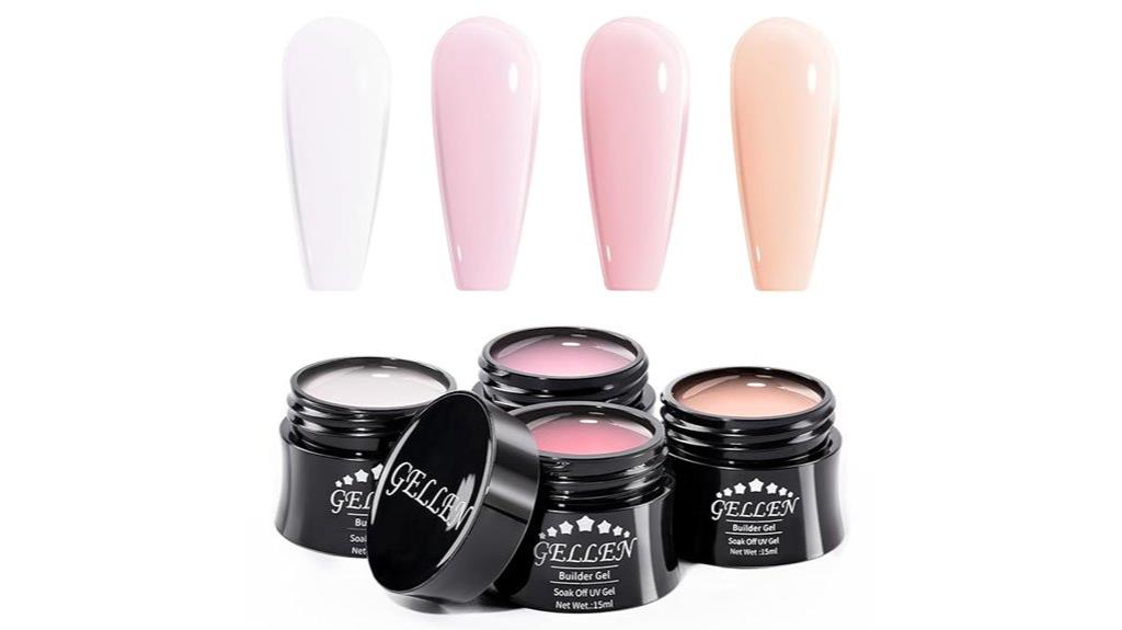 poly gel nail extension set