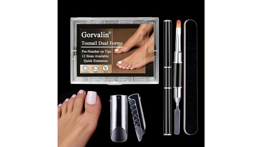 poly gel toe nail kit