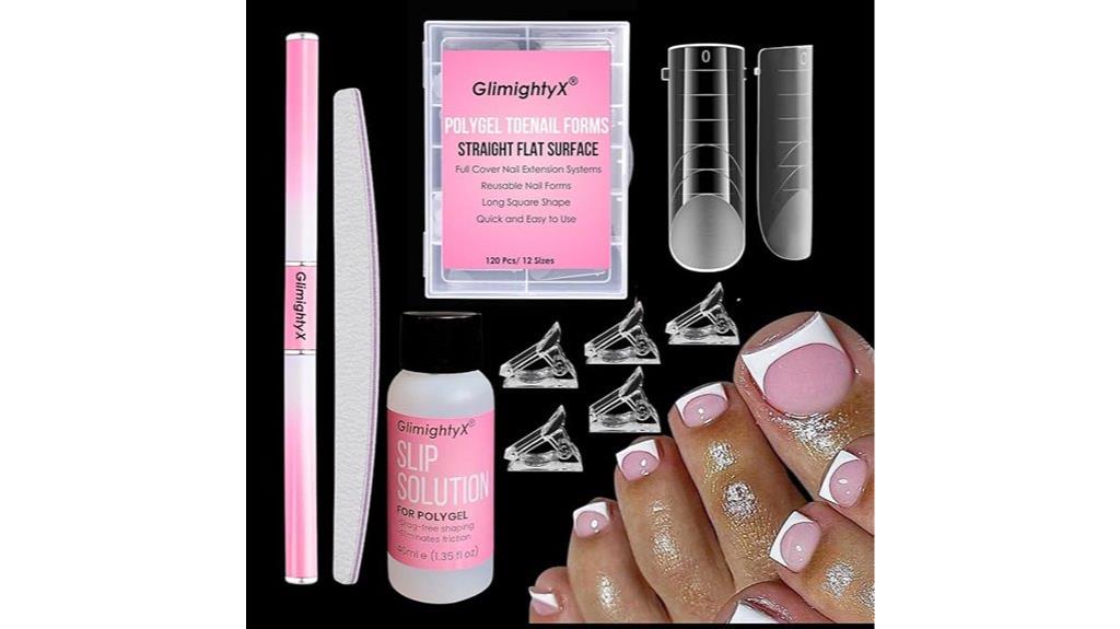 polygel nail forms kit
