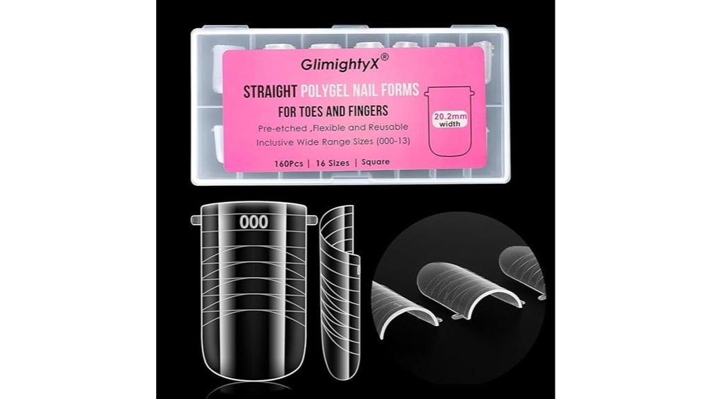 polygel nail forms