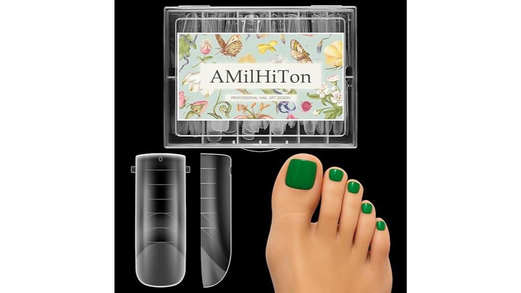 polygel toe nail forms