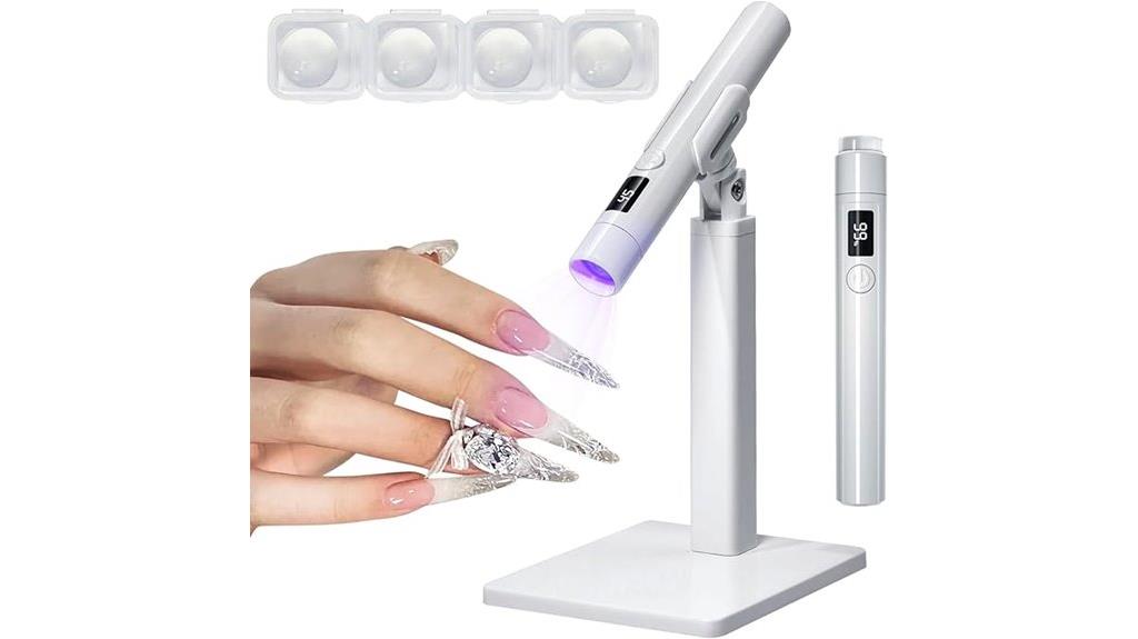 portable magnetic uv nail lamp