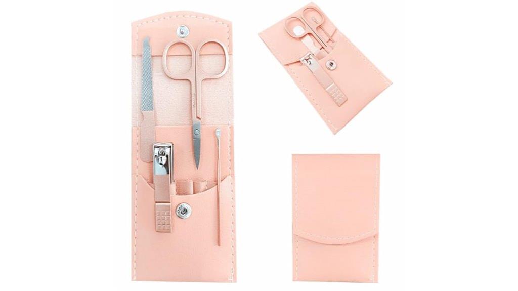 portable manicure kit with tools