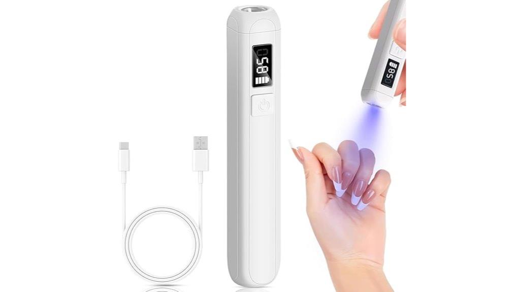 portable uv gel nail lamp