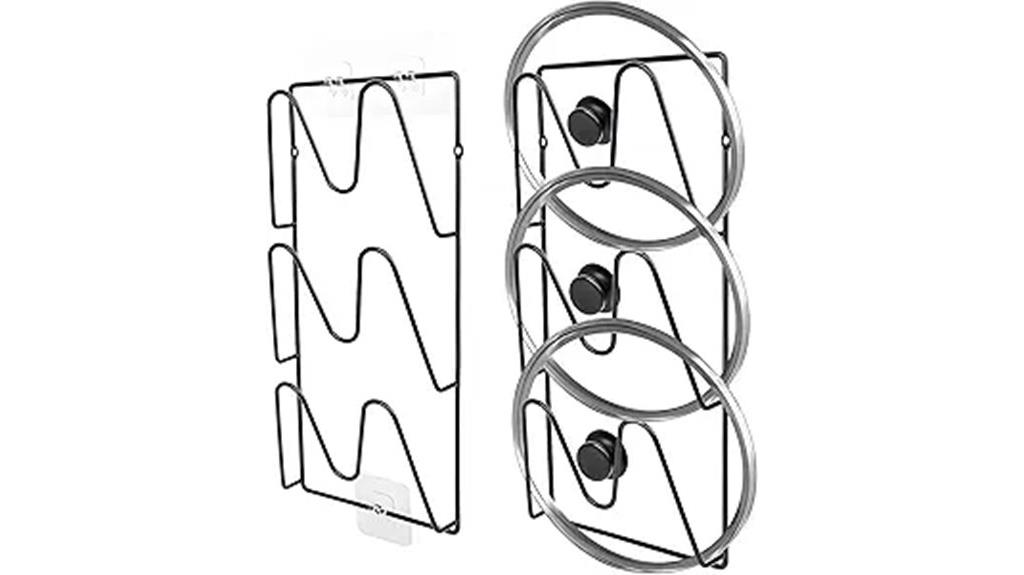 pot lid storage organizer